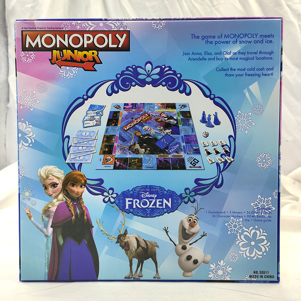 Bộ Trò Chơi Board Game Monopoly Cờ Tỷ Phú Frozen Vui Nhộn Chất Lượng Cao