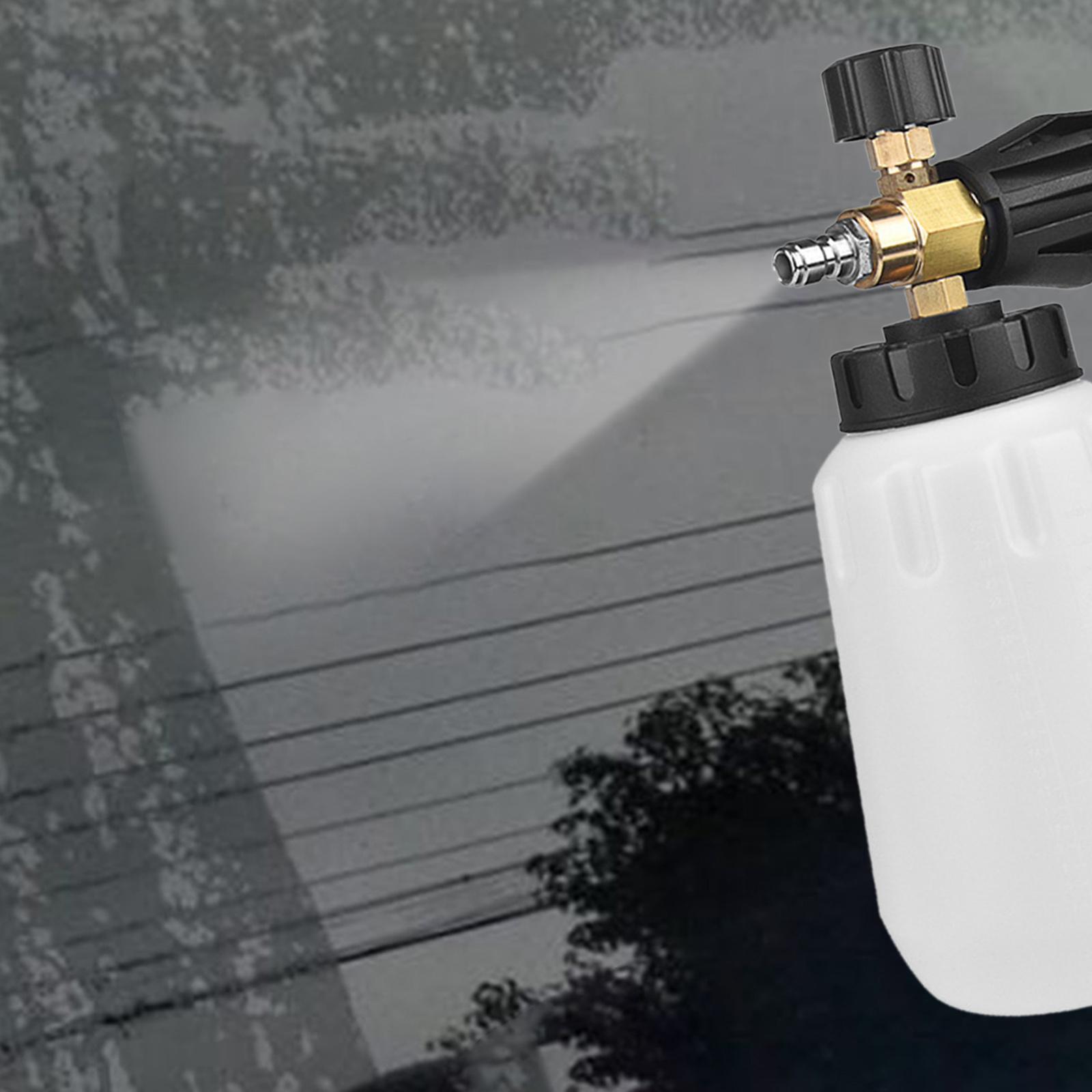 Foaming Sprayer 1/4" Quick connect Washer Bottle for Car Window Washing