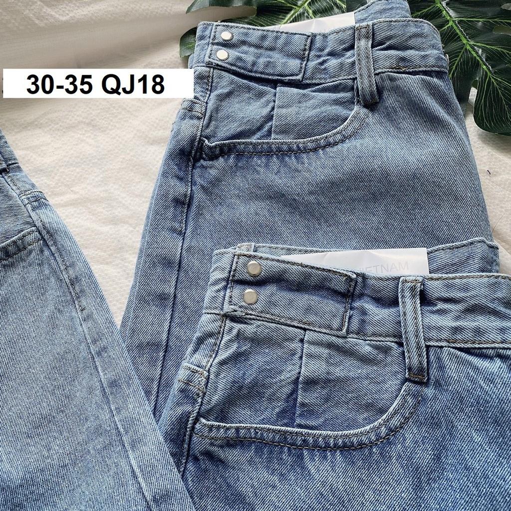 Quần jean ngố nữ bigsize chất form VNXK QJ18