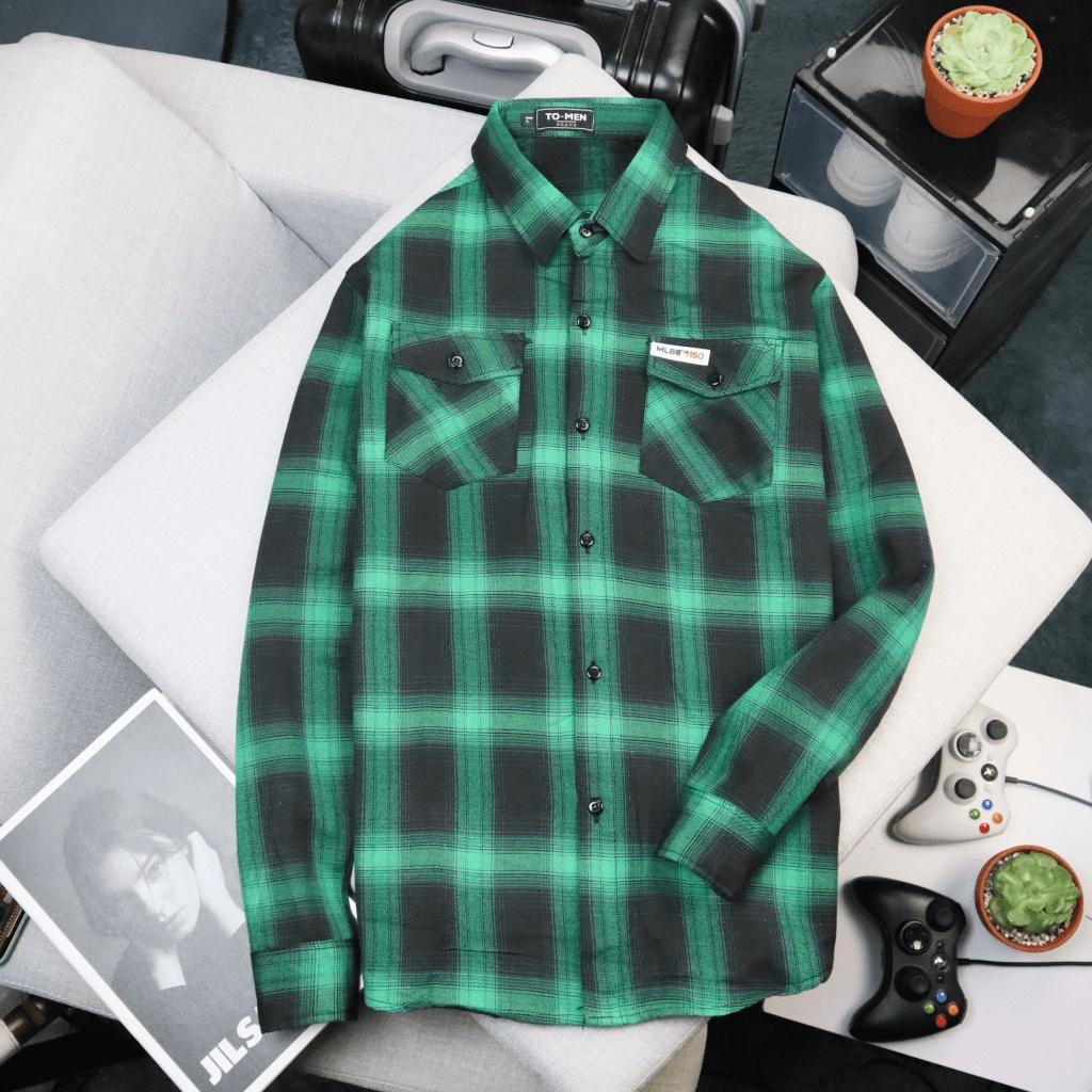(HCM) ÁO SƠ MI NAM CARO DÀI TAY PHONG CÁCH BOY PHỐ - SIÊU XỊN , THỜI TRANG NAM ĐẲNG CẤP CHO CÁC BẠN TRẺ THỜI TRANG NAM 1