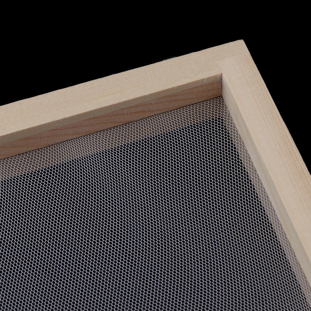 2-Piece of Sizes Paper Making Kit Mould Screen Frame, DIY Craft Gift, Handcraft , Recycling, Paper Art, for Kids Adults