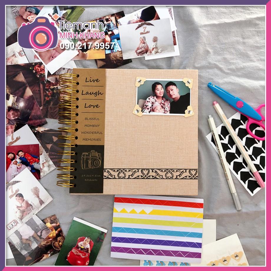 Album dán ảnh nhiều kích cỡ, Scrapbook