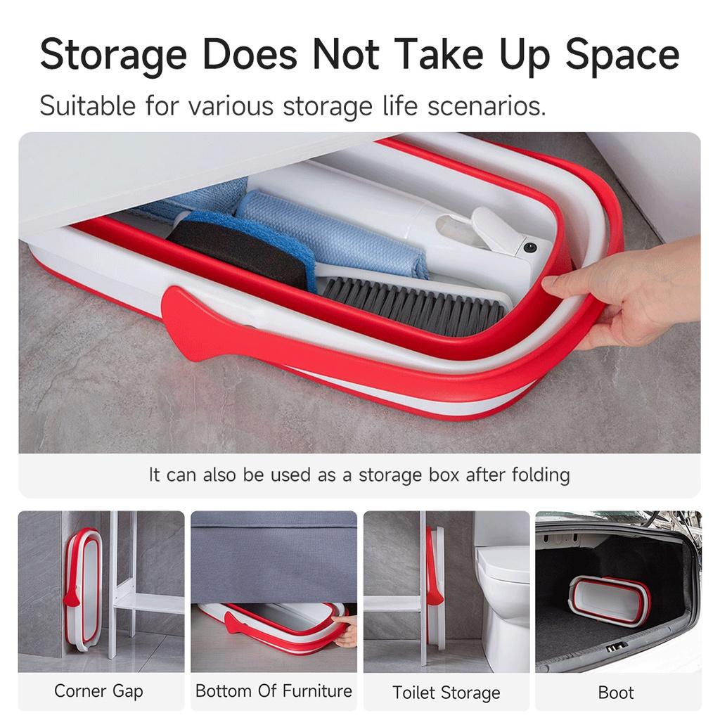 Xô lau chùi xe hơi nhà cửa Xiaomi Youpin Yijie 12L gấp gọn được tiện lợi