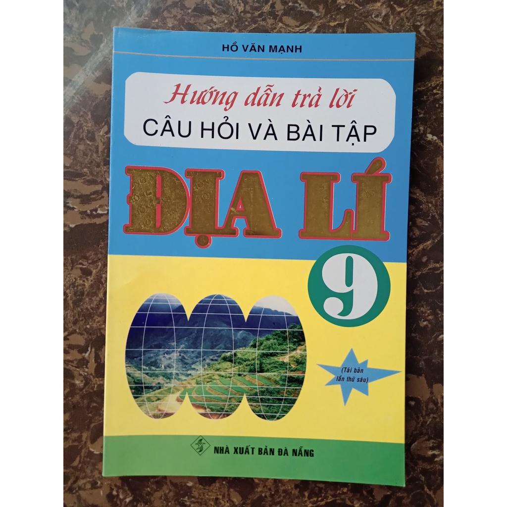 Sách - Hướng Dẫn Trả Lời Câu Hỏi Và Bài Tập Địa Lý Lớp 9