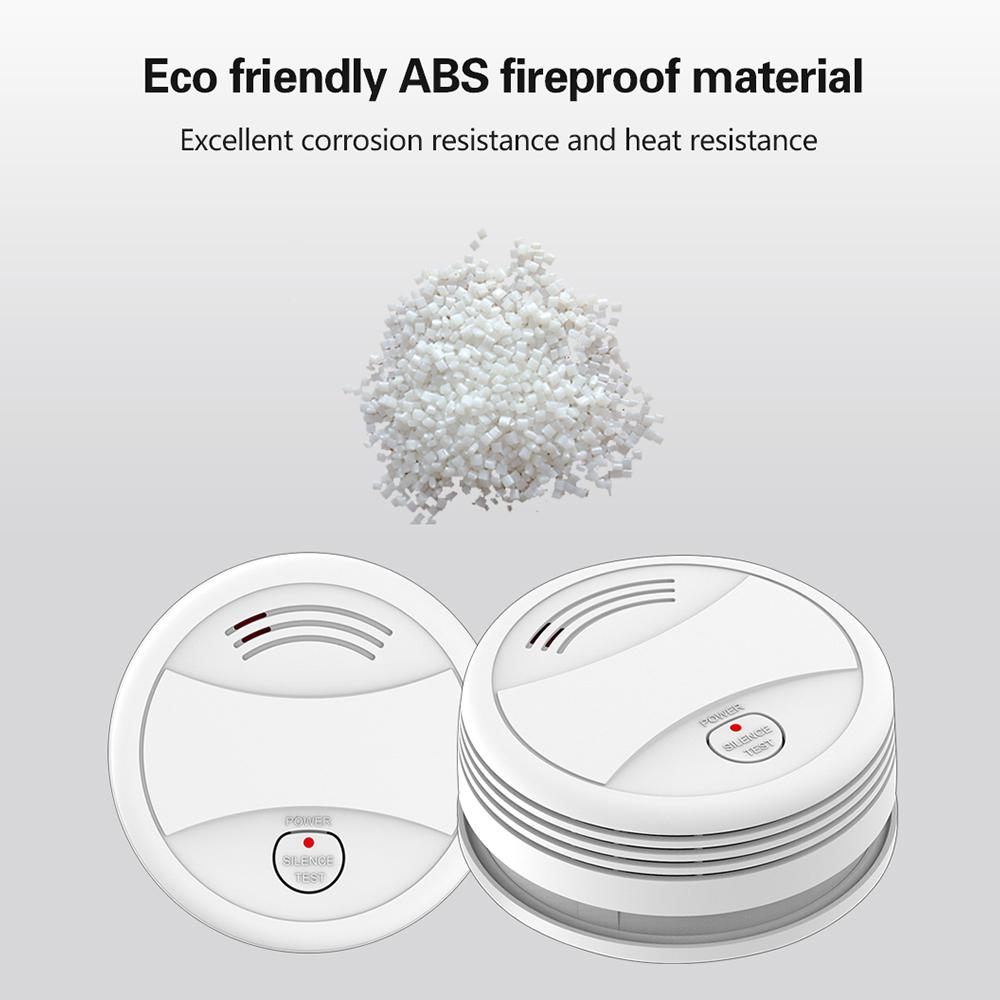Wifi Smoke Detector Smart Fire Alarm Sensor Wireless Security System Smart Life Tuya APP Control Smart Home For Home Kitchen/Store/Hotel/Factory