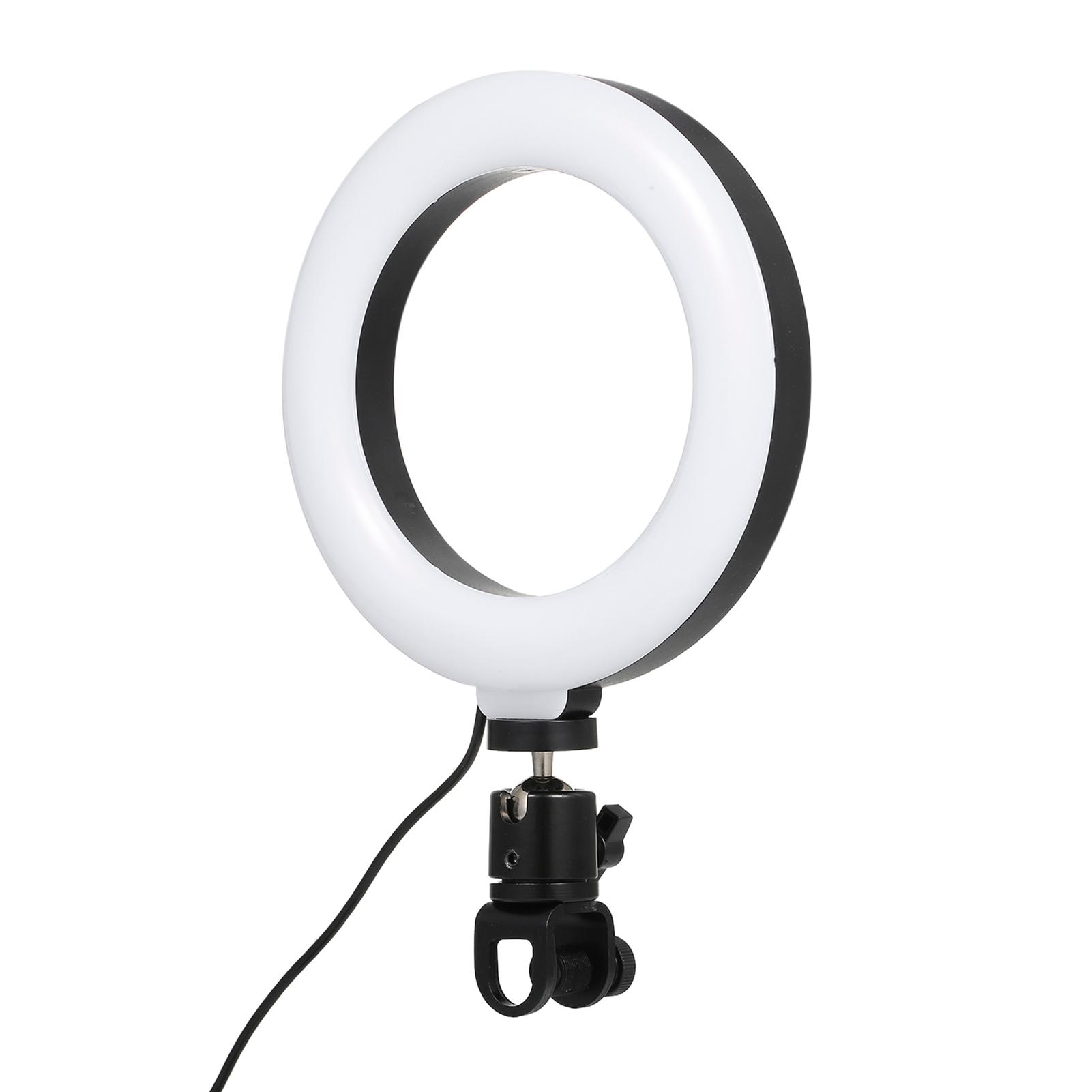 6'' Ring Light for Laptop, Computer Clip Video Fill Light Conference Ring Beauty Live Light