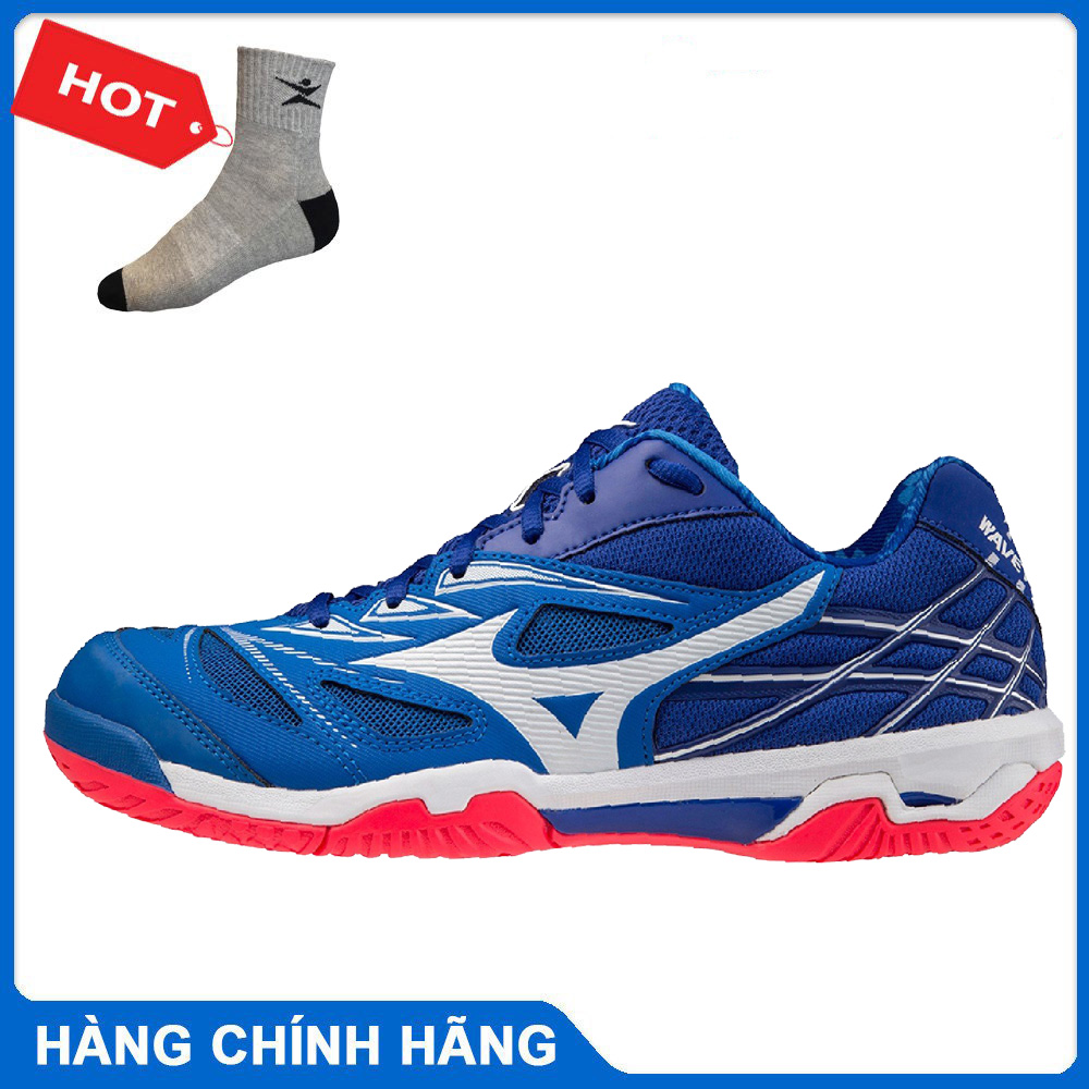 Giày cầu lông Mizuno WAVE FANG NX chính hãng 71GA205022 MẪU MỚI-TẶNG TẤT THỂ THAO BENDU