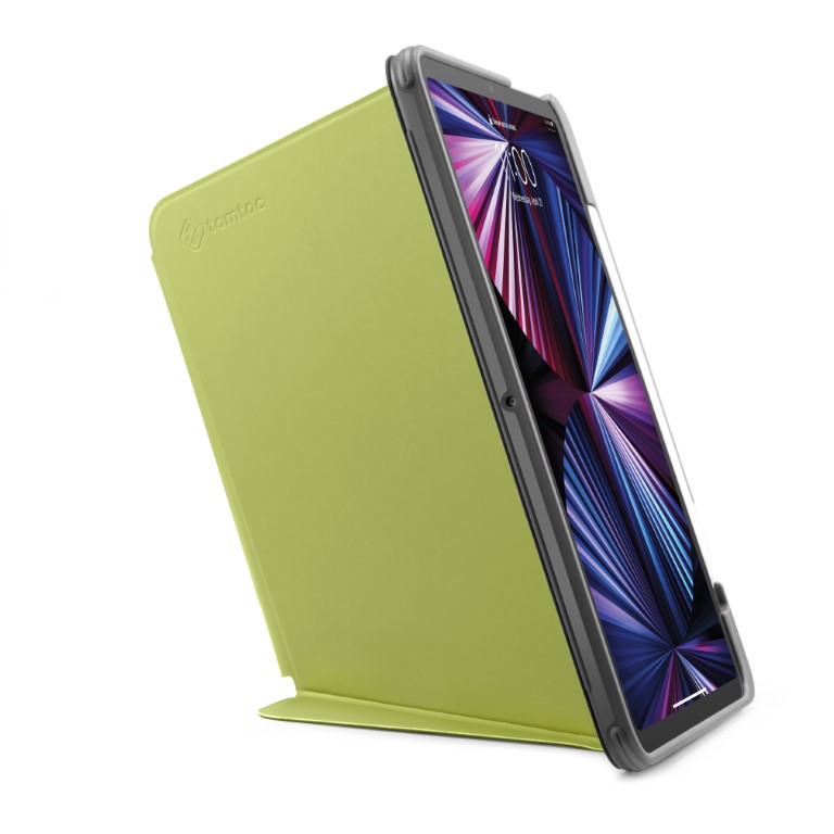 Bao da từ tính Tomtoc Vertical cho Ipad Pro 11 inch 2021 - Hỗ trợ sạc không dây cho Apple Pencil, hàng chính hãng