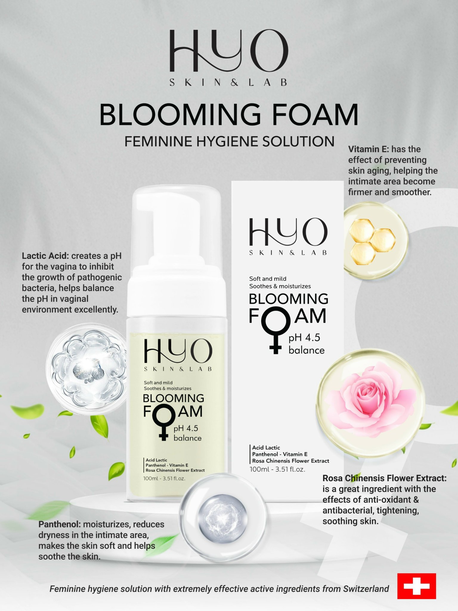 Dung dịch vệ sinh Phụ Nữ HYO BLOOMING 100ml - Hàn Quốc