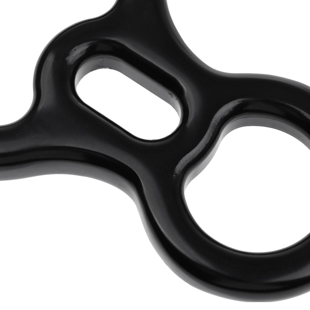 35KN Large Figure 8 Ring Rope Descender Belay Device Rappelling   Gear