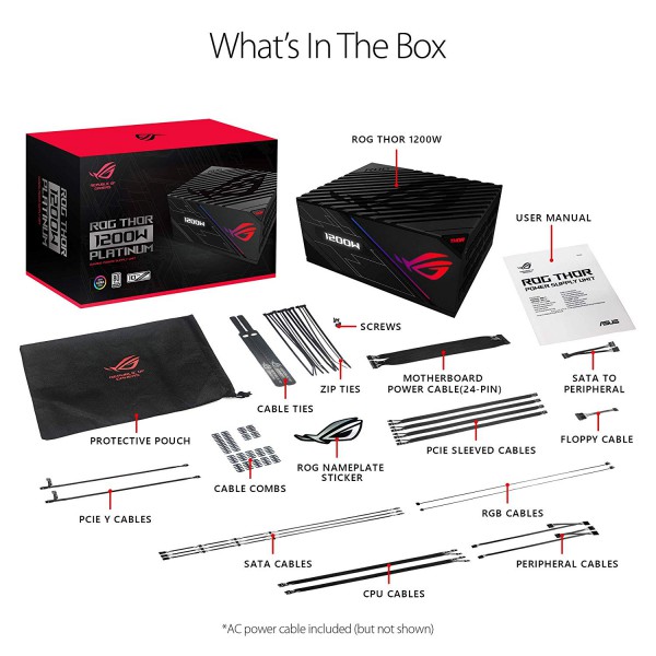 Nguồn - Power Supply Asus Rog Thor 1200P - 1200W