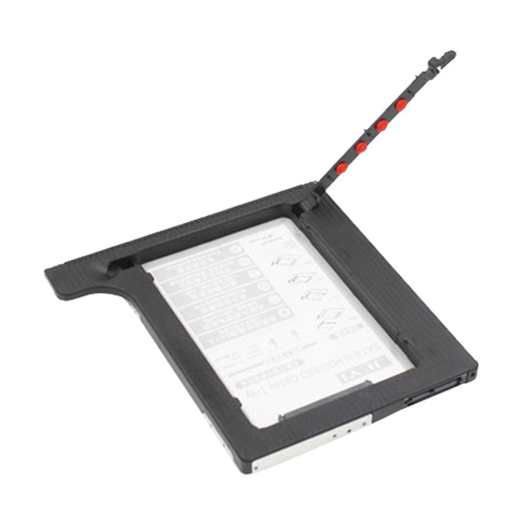 SATA HDD SSD Hard Drive Caddy 12.7mm HDD Caddy Tray Adapter SSD Enclosure Replacement for CD-ROM / DVD-ROM Optical Bay