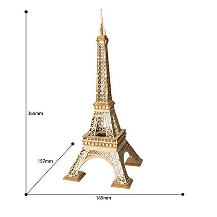 Đồ Chơi Lắp Ráp Bằng Gỗ 3D Robotime Mô Hình Tháp Eiffel Tower