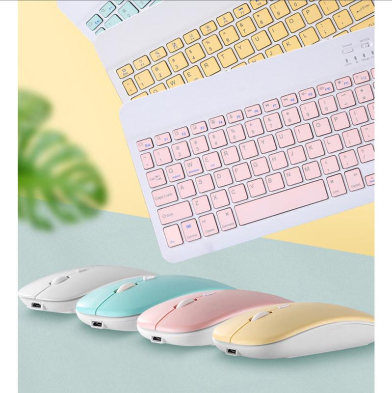Bàn Phím Bluetooth Cho iPad Pro11 Mini Bluetooth Teclado Bàn Phím Và Chuột Không Dây Dành Cho Samsung Xiaomi Bàn Di Chuột iPad Bàn Phím
