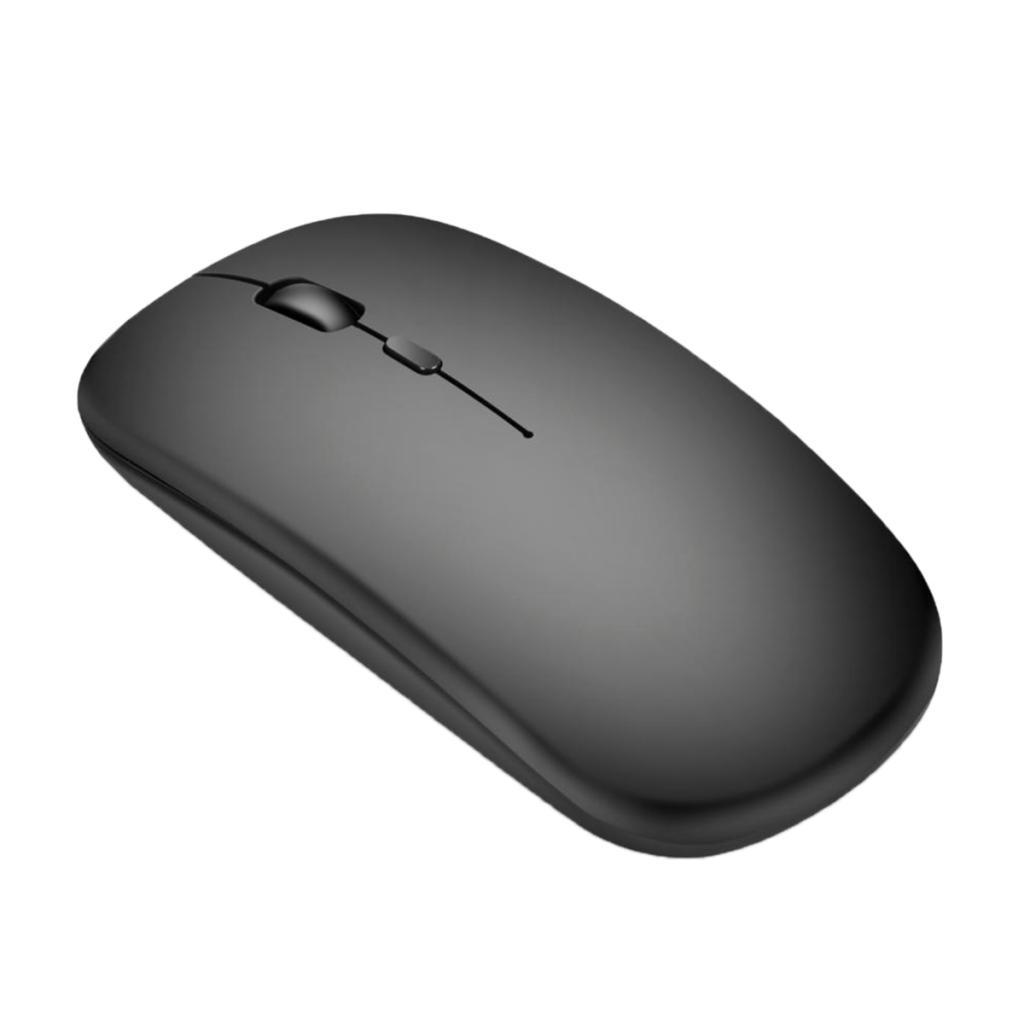 Mini Rechargeable Wireless Optical Gaming Mouse USB Receiver For PC Black