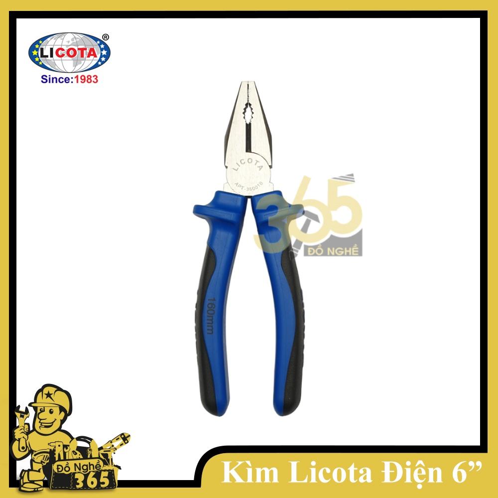 Kìm điện 6&quot;(160mm) , 7&quot; (18mm) , 8&quot; (200mm) cao cấp LICOTA