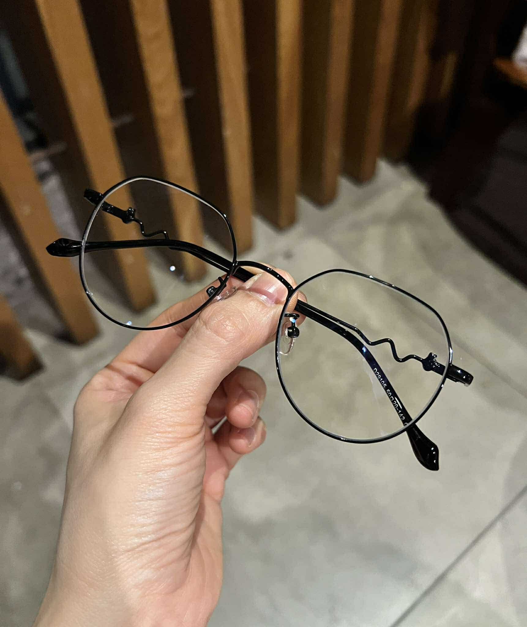Kính vintage kim loại kiểu cách thời trang Hàn Quốc