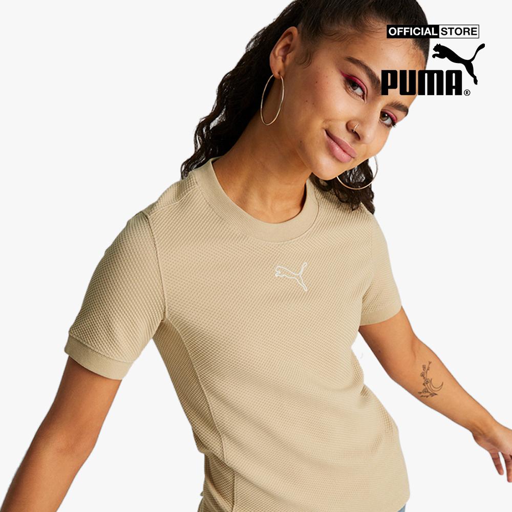 PUMA - Áo thun nữ ngắn tay phom ôm HER Slim 849834