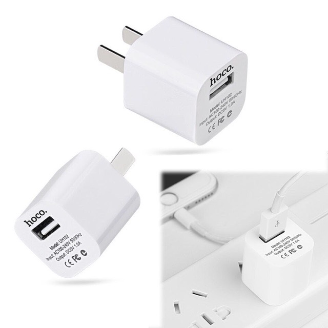 Củ Sạc HOCO 1A UH102 - Hàng Chính Hãng 