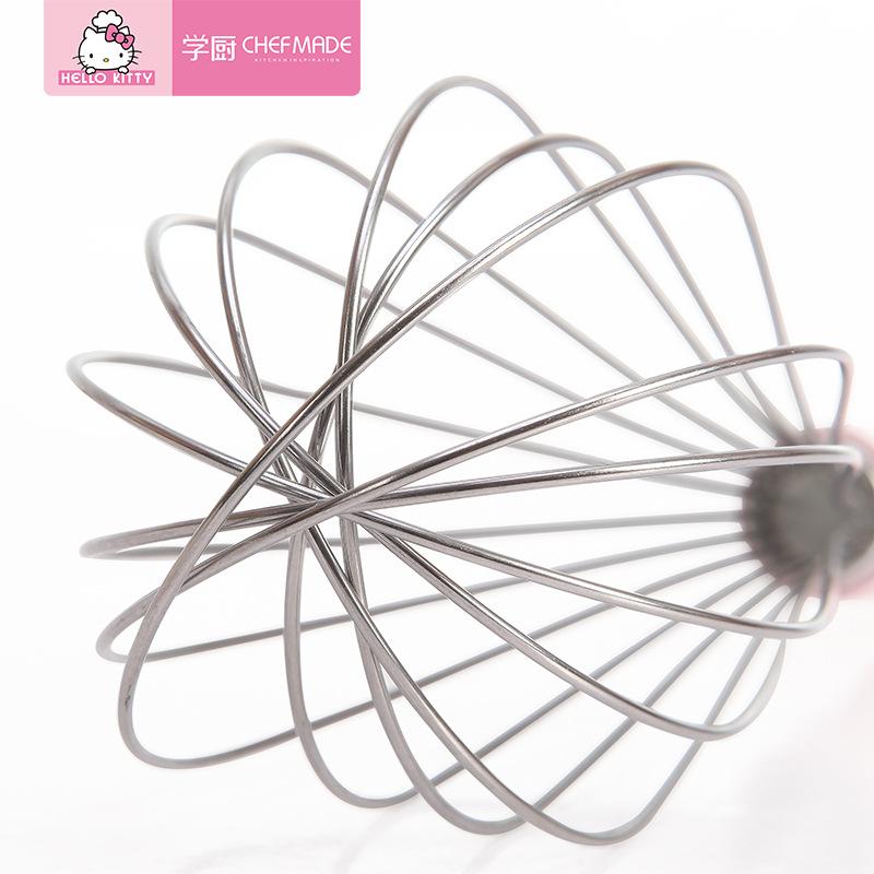 Đầu Bếp Làm Từ Hồng Kitty Nhà Bếp Thép Không Gỉ 304 Kem Xay Đánh Trứng Cầm Tay Phối Bếp Phụ Trợ Phụ Kiện Dụng Cụ Làm Bánh
