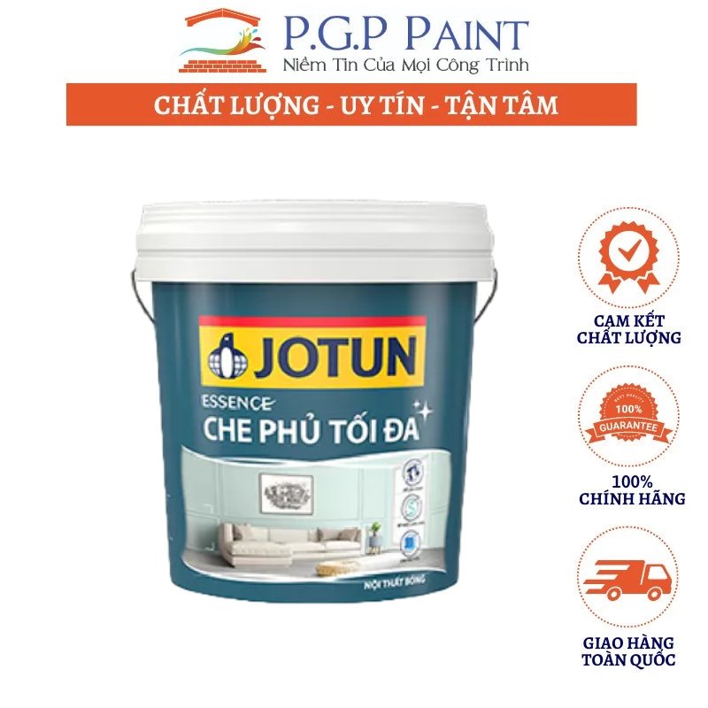Sơn Nội Thất Jotun Essence Che Phủ Tối Đa Bóng