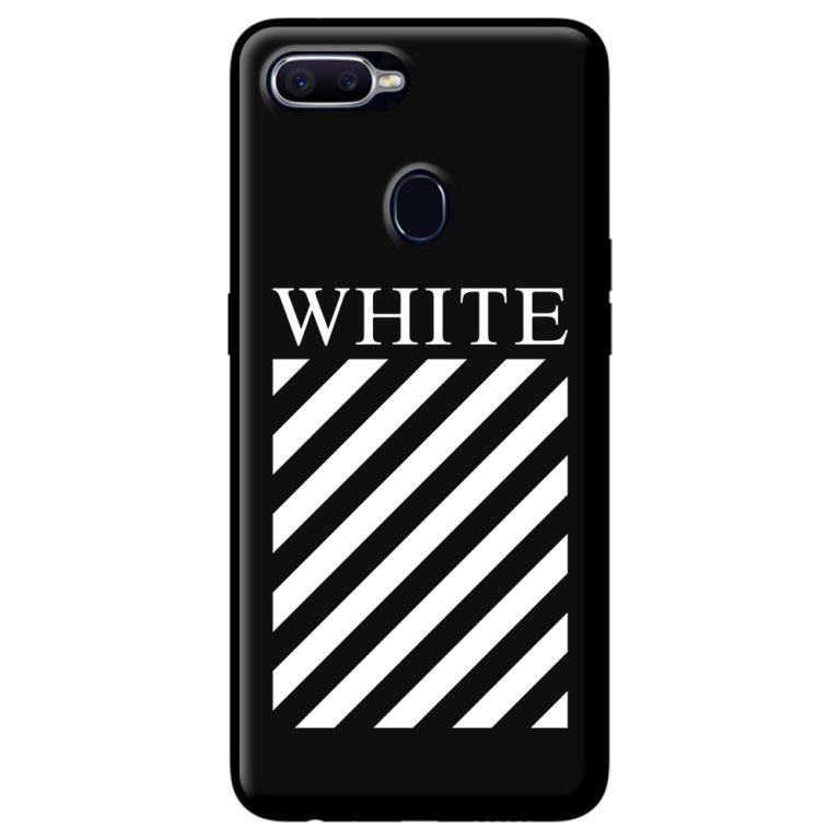 Ốp in cho Oppo A7 Trắng - Hàng chính hãng