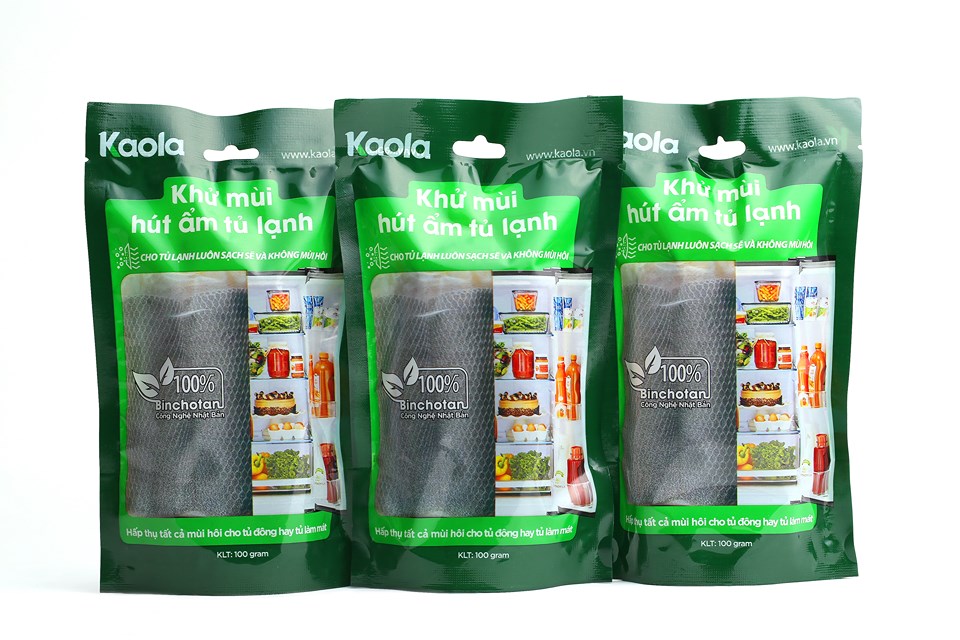 Khử Mùi Tủ Lạnh Binchotan Kaola, Túi Than Khử mùi, Chống nấm mốc, Vi khuẩn, Khí độc đến 2 năm - 100% than Binchotan tự nhiên