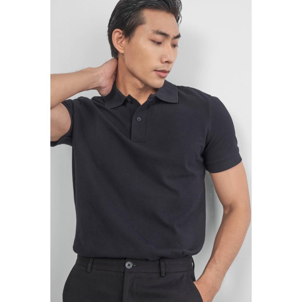 Áo Polo Nam Trơn Cổ Dệt Gân To Form Fitted - 10S23POL066 | LASTORE MENSWEAR