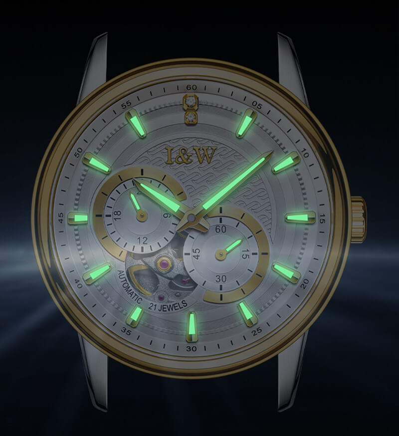 Đồng hồ nam chính hãng IW CARNIVAL IW627G-1 Kính sapphire ,chống xước ,Chống nước 30m ,Bảo hành 24 tháng,Máy cơ (Automatic),dây kim loại thép không gỉ 316L, thiết kế đơn giản dễ đeo