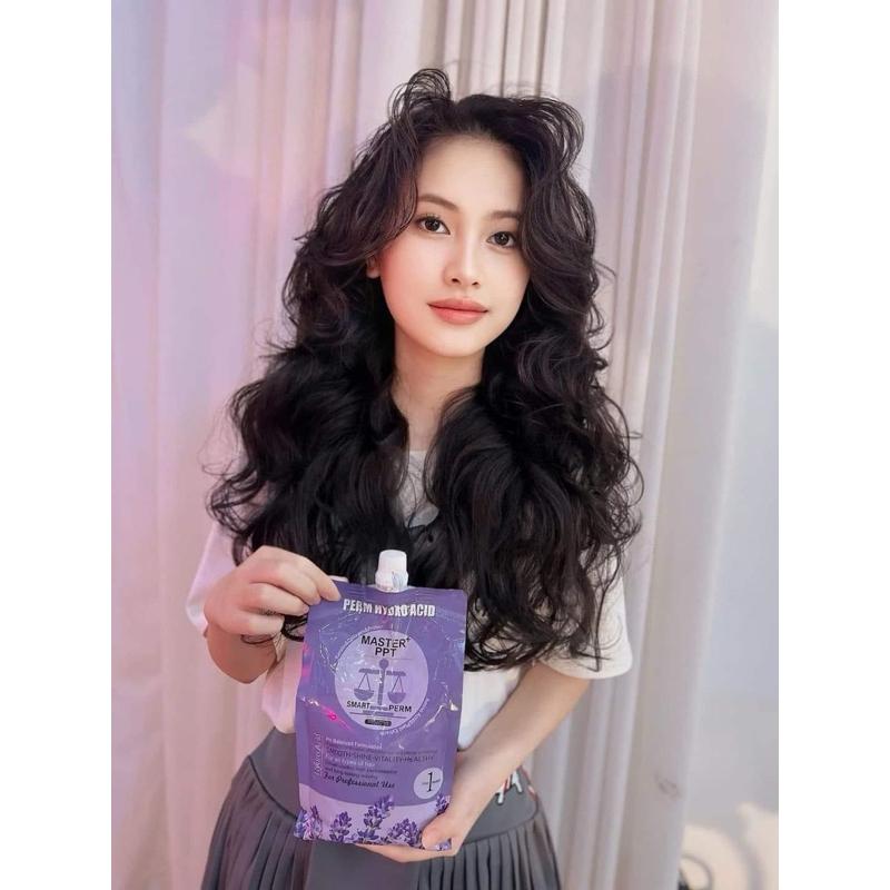 Thuốc uốn tóc cân bằng Pallamina Hydro Acid Master PPT pH 6.0 - 9.2 không lo mềm hoá túi 1000ml