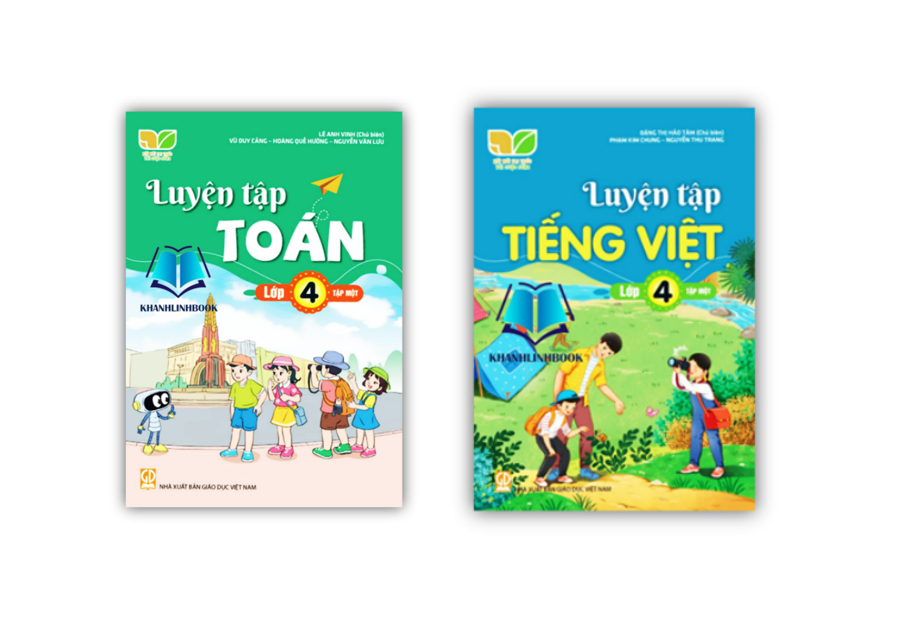 Sách - Combo Luyện tập Toán + Tiếng việt lớp 4 tập 1