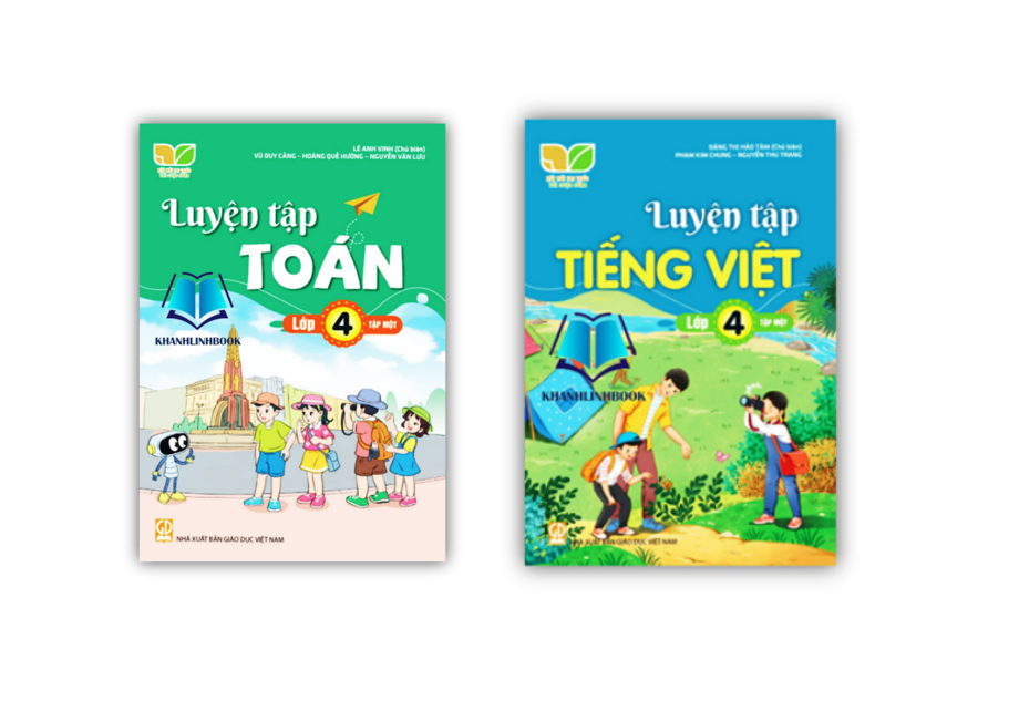 Sách - Combo Luyện tập Toán + Tiếng việt lớp 4 tập 1 ( kết nối )