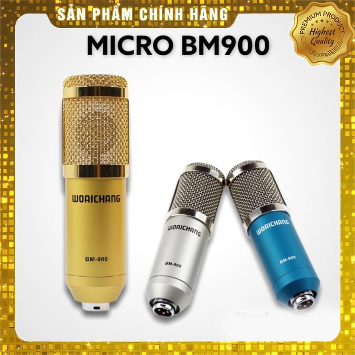 Bộ Mic Hát Livestream Soundcard H9 &amp; Mic BM900BH 1 NĂMChất Lượng Cao, Âm Thanh Cực Kỳ Sống Động