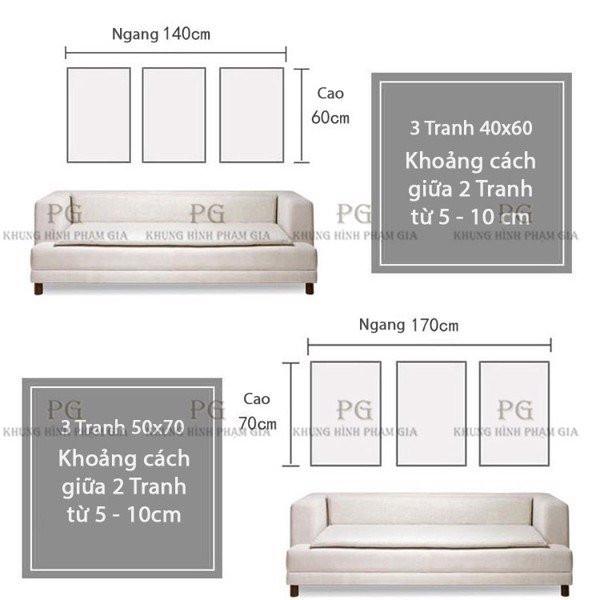 Set 3 Tranh Tráng Gương Pha Lê Decor Tranh Cá Phong Thủy Trang Trí Phòng Khách Sang Trọng Đẳng Cấp Trẻ Trung PGPLTGN48