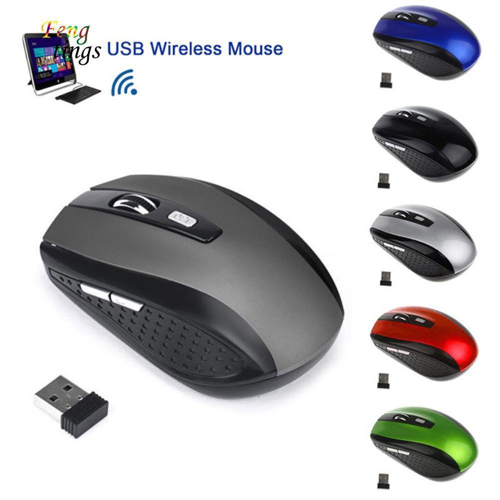 Chuột quang không dây 1200DPI 2.4GHz cao cấp cho máy tính
