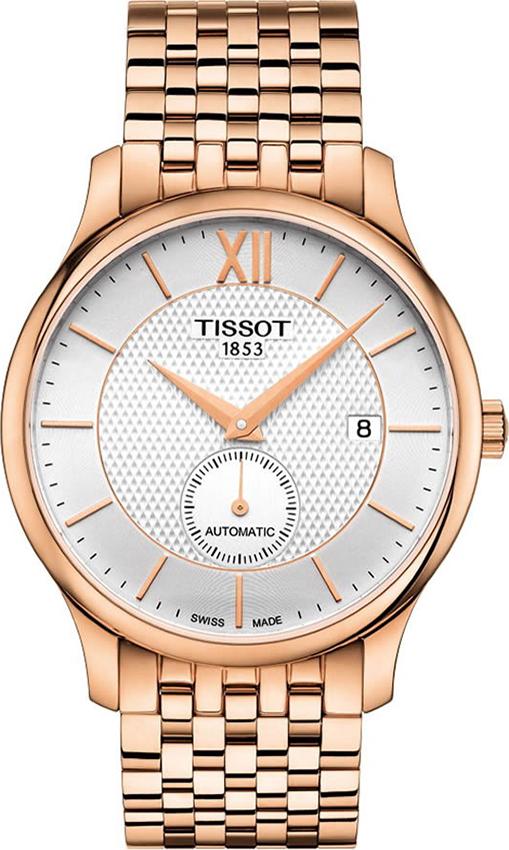 Đồng Hồ Nam Dây Thép Không Gỉ Tissot T063.428.33.038.00 (40mm) - Vàng Hồng