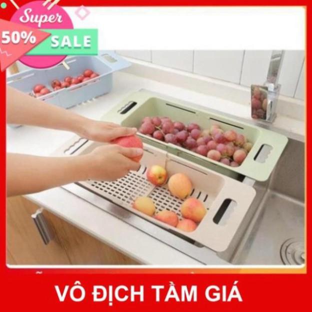 Khay, Rổ gác bồn rửa bát thông minh gấp gọn, có thể điều chỉnh kích thước gài bồn rửa chén siêu tiện dụn