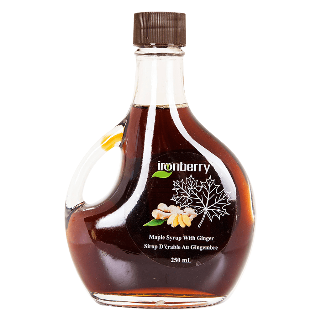 Siro cây phong vị gừng - IRONBERRY Maple syrup with ginger 250ml