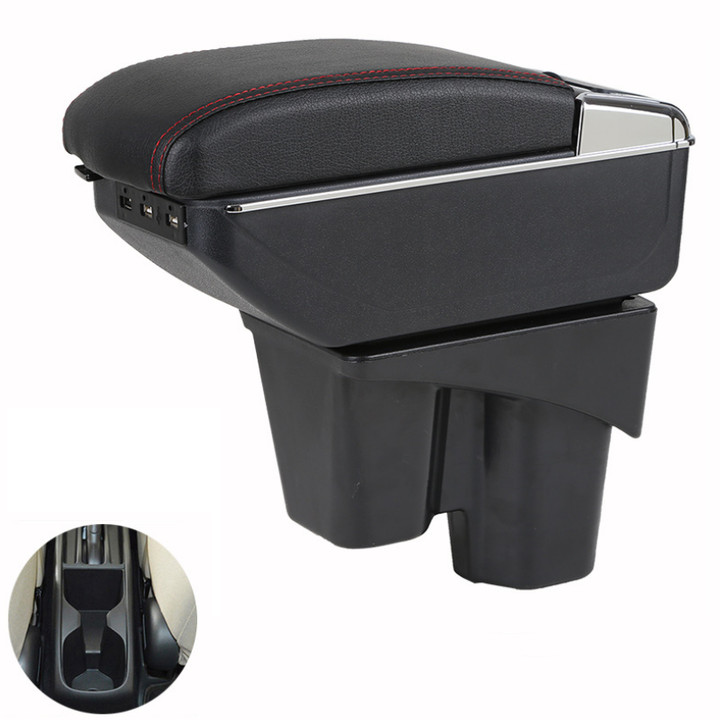 Hộp tỳ tay dành cho ô tô, xe hơi Honda City 2014 - 2019 tích hợp 7 cổng USB DUSB-HDCTY