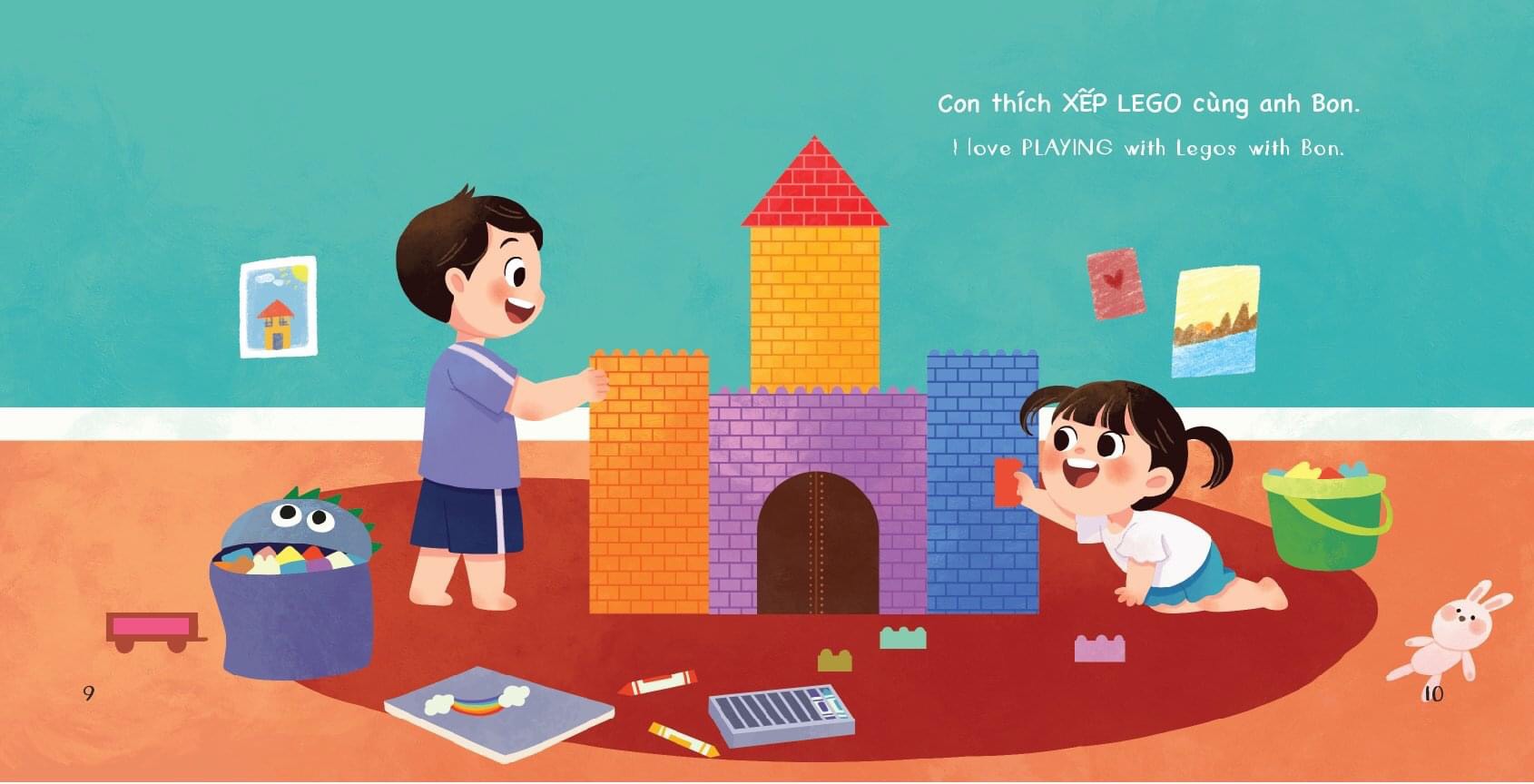 Sách bồi cứng Bé Học Giao Tiếp - Dành cho cả nhà để Giao tiếp hiệu quả cùng con, Casa Sunshine