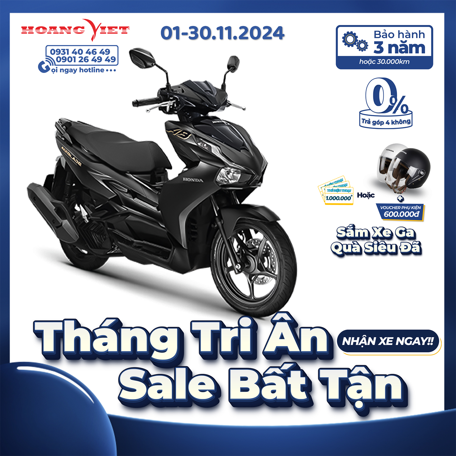 Xe máy Honda Air Blade 125cc 2025 - Phiên Bản Đặc Biệt