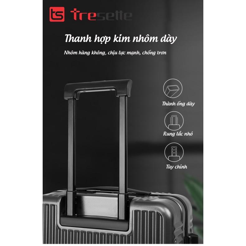 BFQ2ST500KTL: giảm 8% cho đơn từ 500K Vali khóa kéo cao cấp nhập khẩu Hàn Quốc Tresette 2908