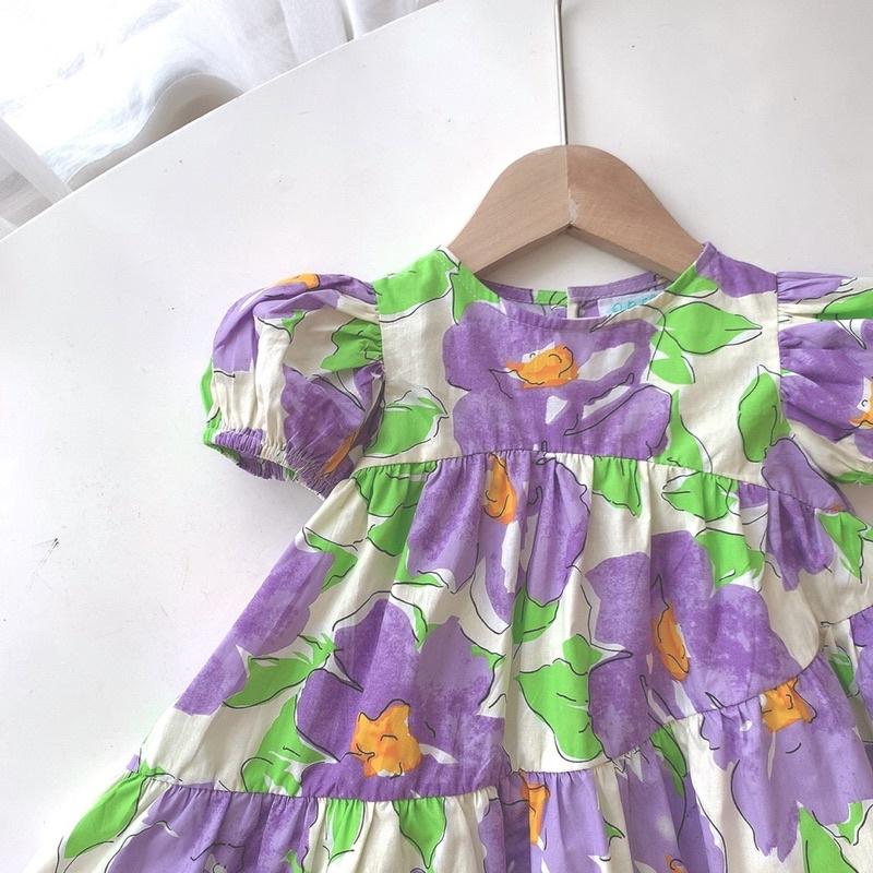 Váy thiết kế babydoll, váy công chúa cho bé gái từ 1-6 tuổi