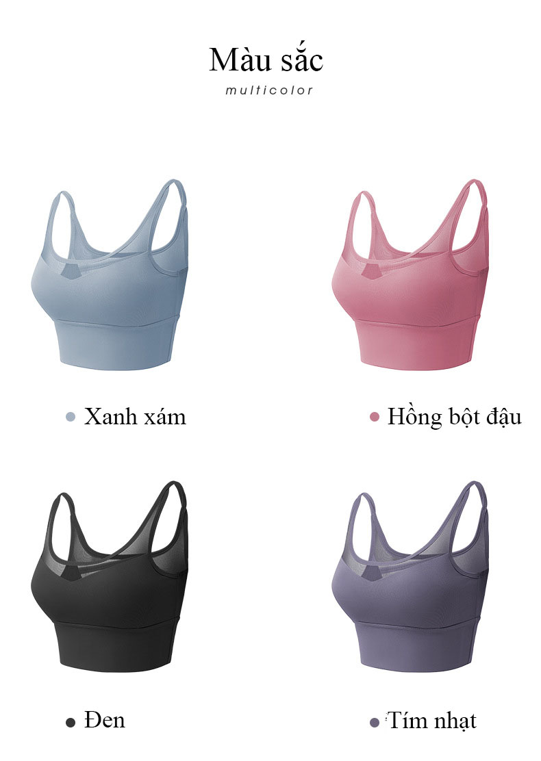 Áo Bra áo tập Yoga áo tập gym cao cấp áo chạy thể dục áo ngực phong cách Châu Âu mã 0012