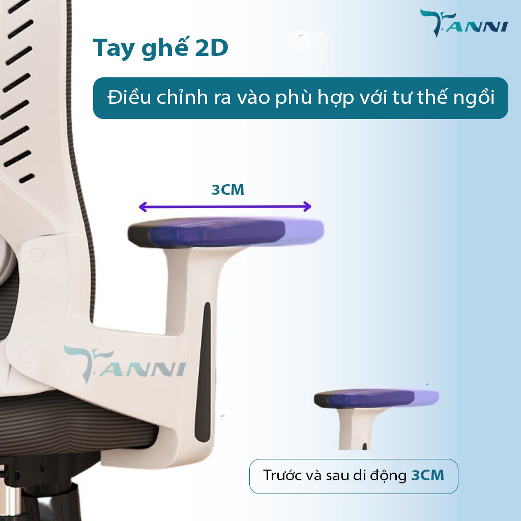 Ghế Văn Phòng Công Thái Học Ergonomic Thiết Kế Chống Gù Có Ngả Lưng Premium 05 , Ghế Xoay Văn Phòng Làm Việc Cao Cấp Nhập Khẩu