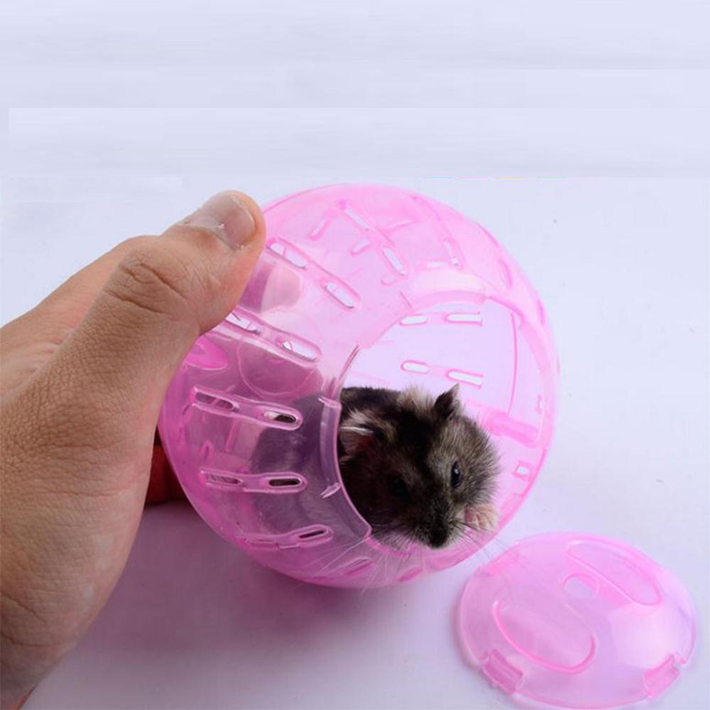 2Pcs Pet Hamster Exercise Ball Running Ball with Iron Stand & Pet Bathroom