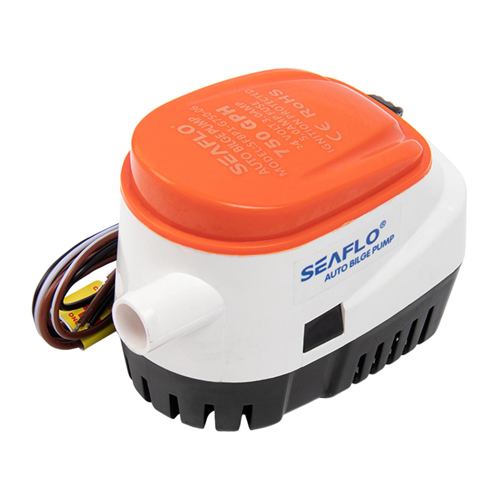 750GPH Boat Automatic Marine Submersible Auto Bilge Water Pump Float Switch