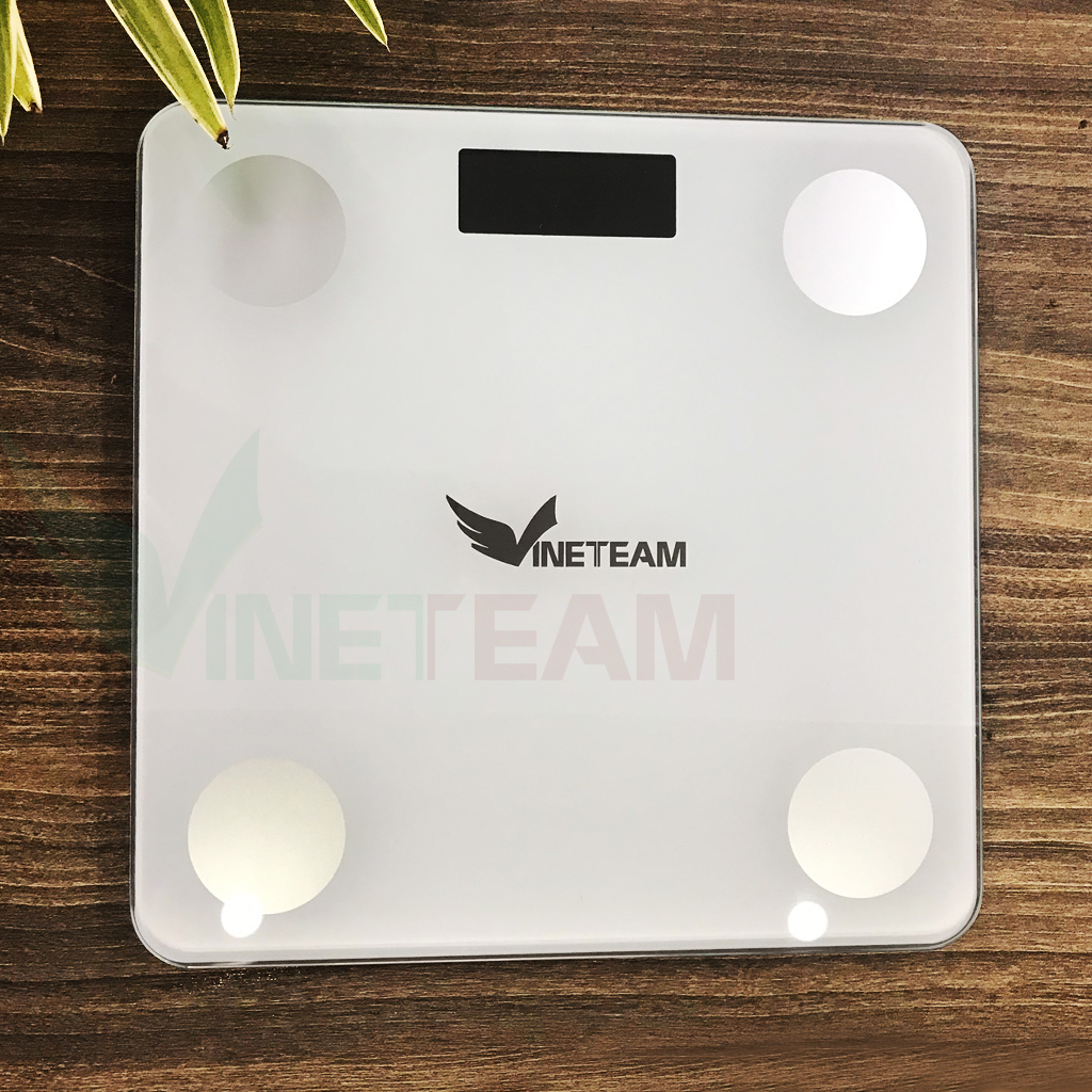 Vinetteam Cân Sức Khoẻ Điện Tử Thông Minh Supscale Phân Tích Chỉ Số Cơ Thể Mặt Kính Cường Lực Hình Vuông Bền Chắc Độ Chính Xác Cao Tặng Kèm 2 Pin - Hàng Chính Hãng