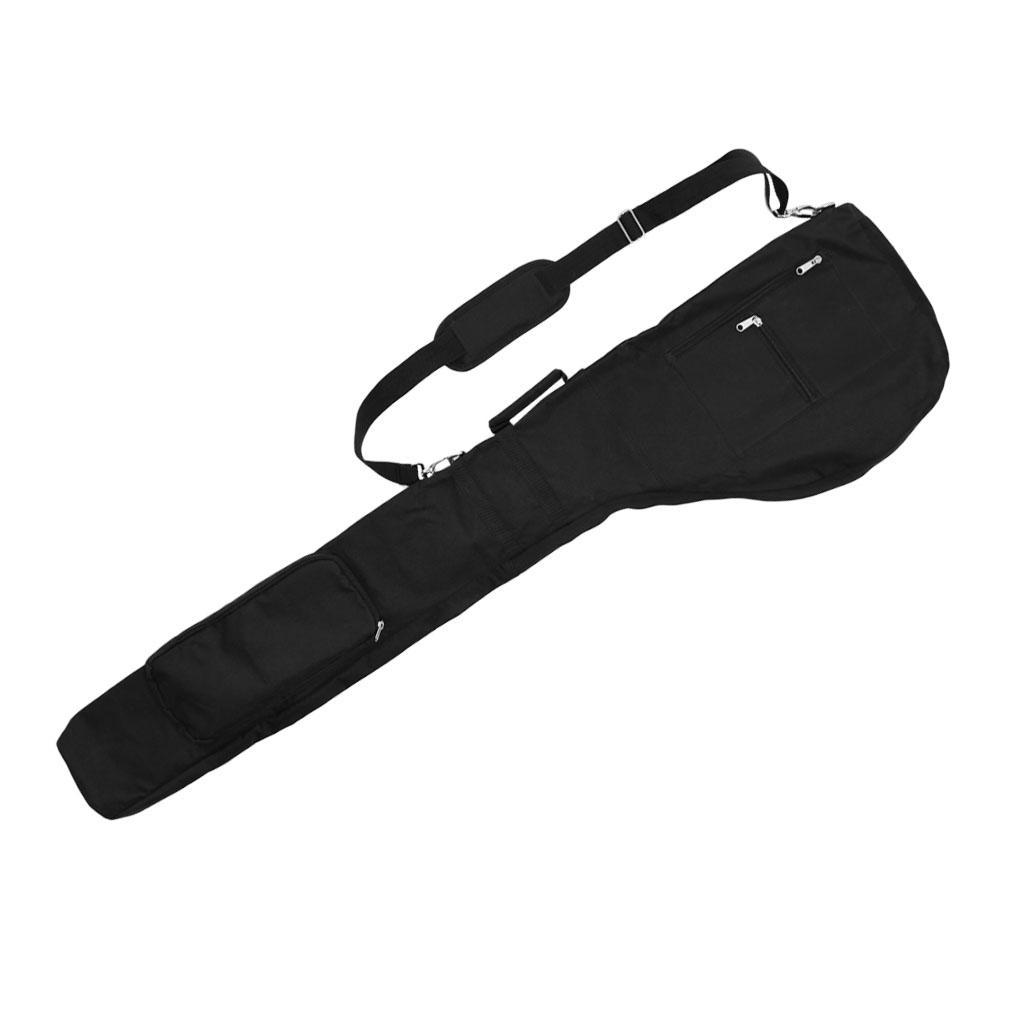 2-Pack Golf Club Bag Golf Range Pencil Pouch Portable Carry Case 5x32x127cm