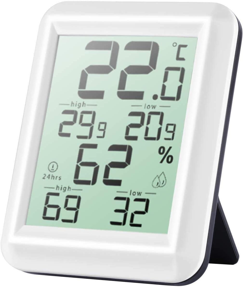 Nhiệt kế kế nội thất nội thất kỹ thuật số cao, ℃/chuyển đổi, hygrometer nhiệt để phát hiện độ ẩm và nhiệt độ, dấu hiệu của mức độ thoải mái của nhà bếp tại nhà